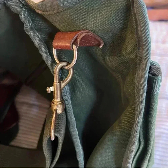 J.W. Hummel Co. Canvas / Leather Messenger bag - Picture 14 of 16